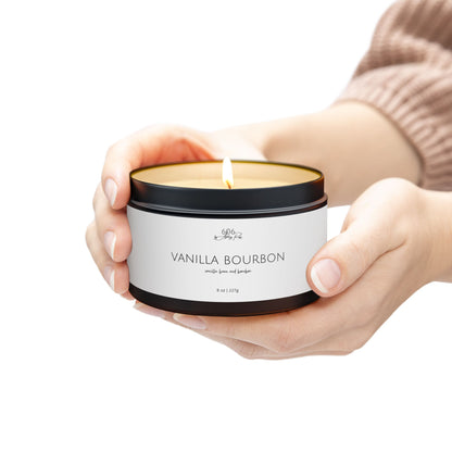Vanilla Bourbon Tin Candle