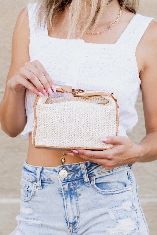 Crochet Top Handle Crossbody