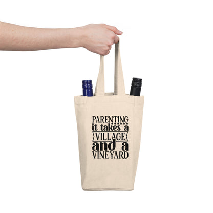 Village & A Vineyard Double Wine Tote