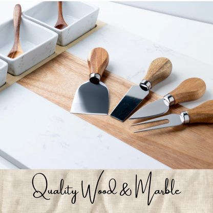 Deluxe Marble Charcuterie Set | Signature Designs