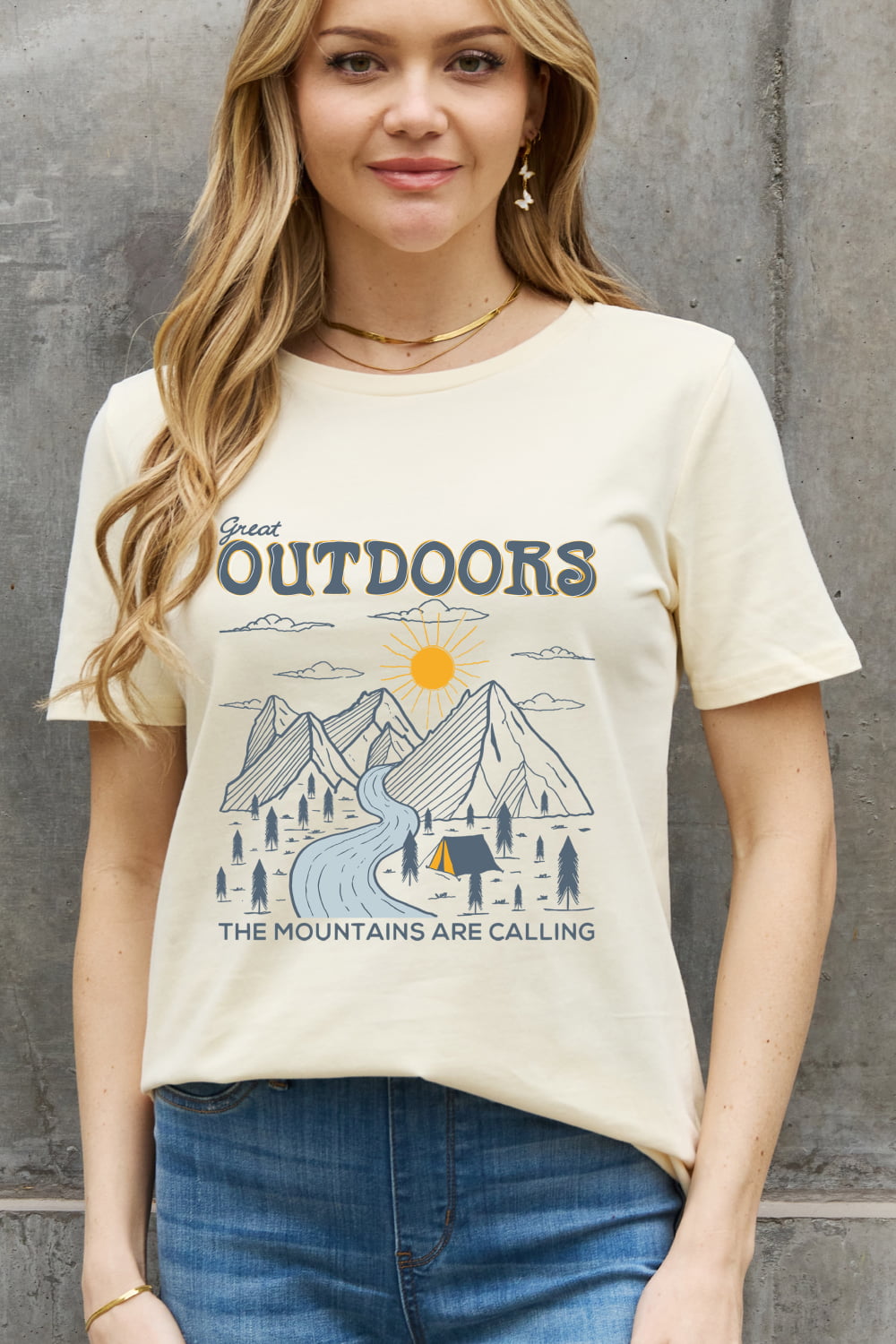 GREAT OUTDOORS Graphic Cotton Tee