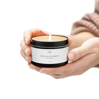 Vanilla Bourbon Tin Candle