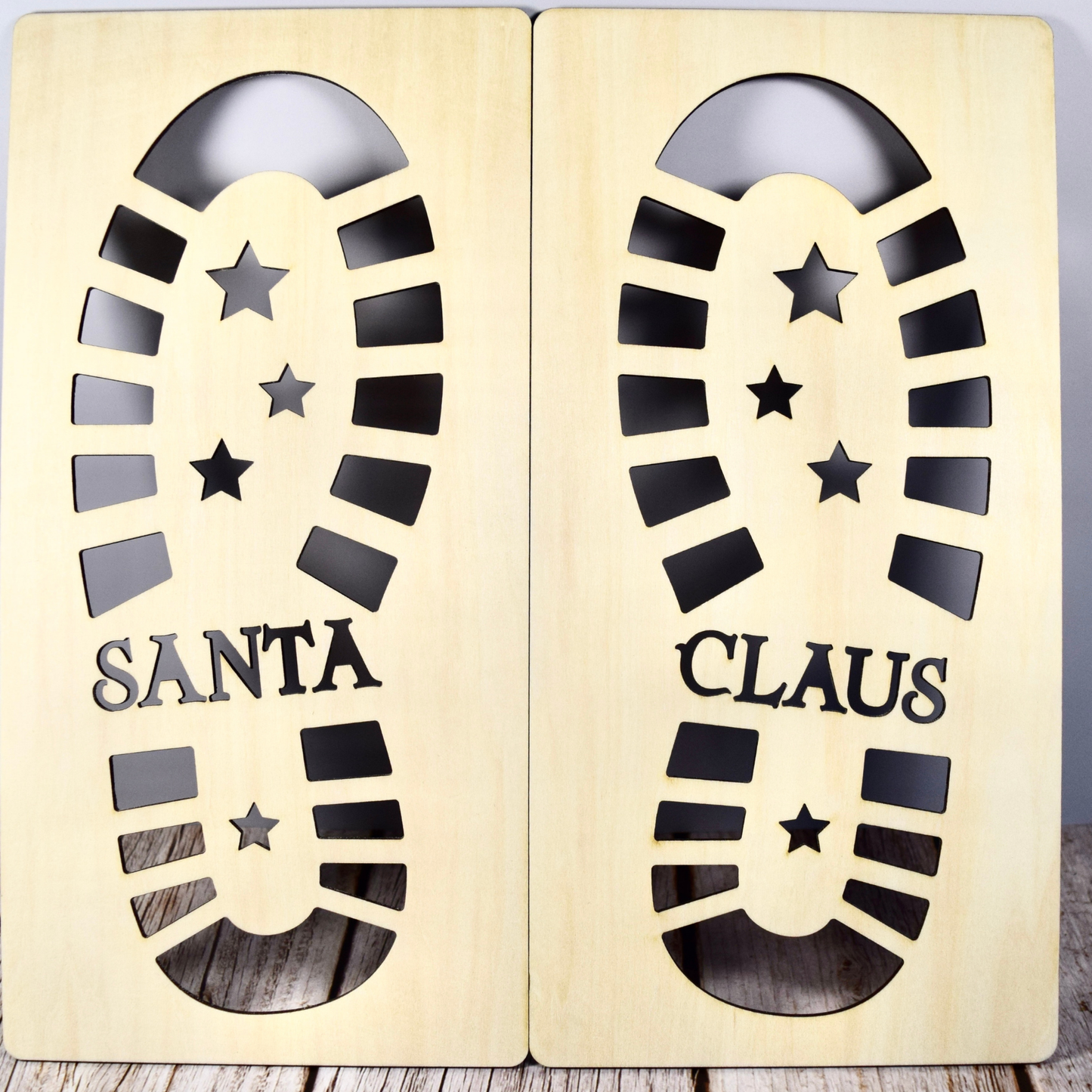 Night Before Christmas Footprint Stencil Set