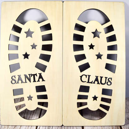 Night Before Christmas Footprint Stencil Set