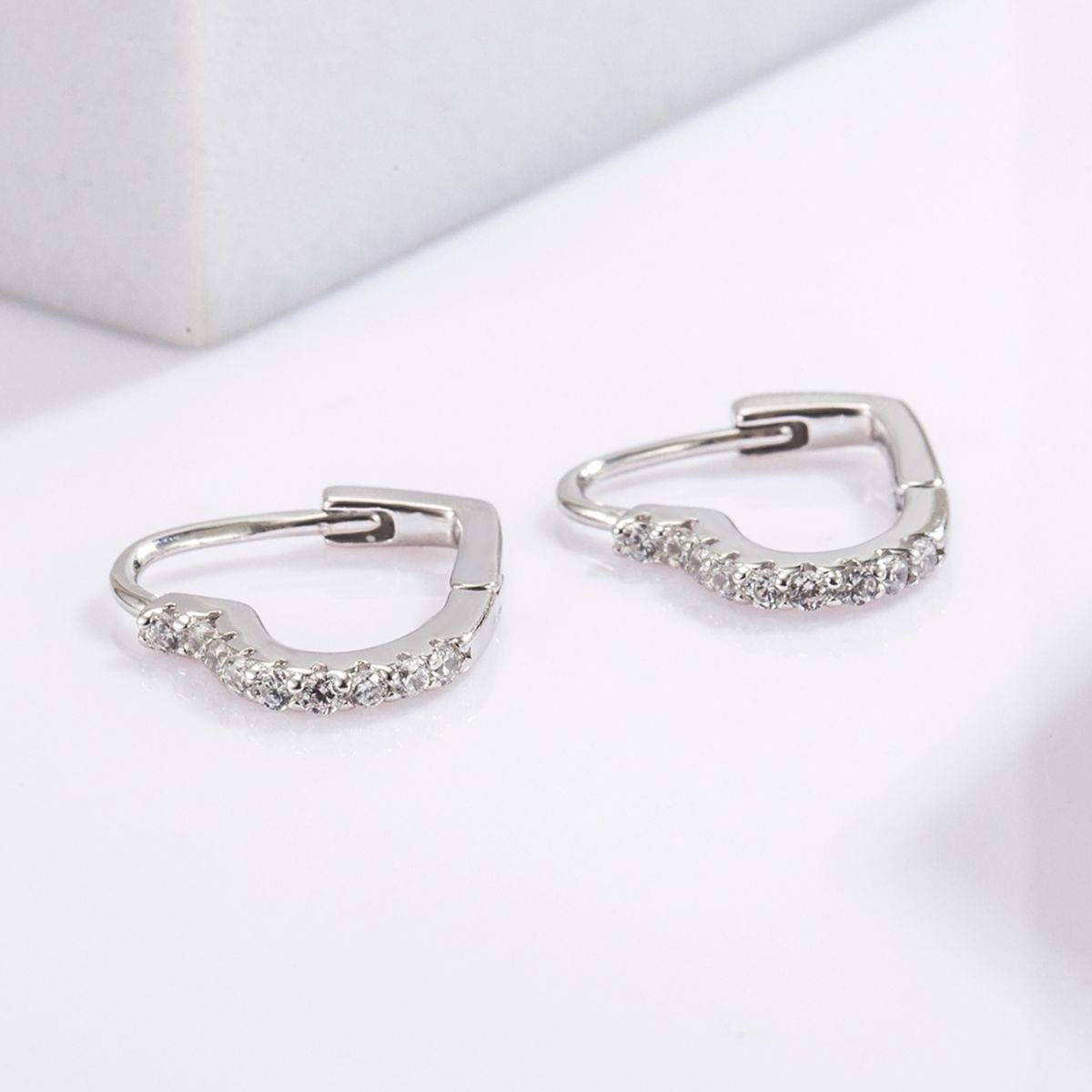 Heart Hoop Earrings