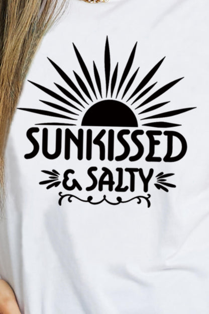 SUNKISSED & SALTY Graphic Cotton Tee