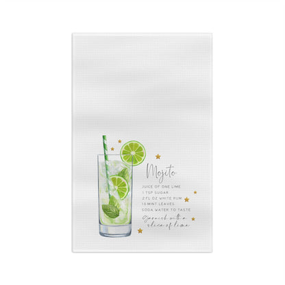 Mojito Recipe Soft Tea Towel