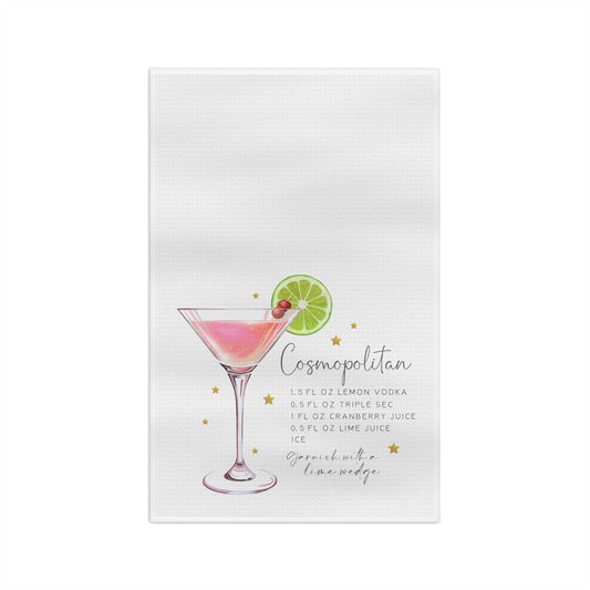 Cosmopolitan Recipe Soft Tea Towel