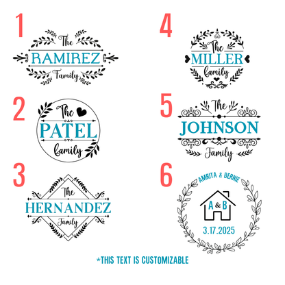 Personalized Monogram Marble & Wood Coaster Set