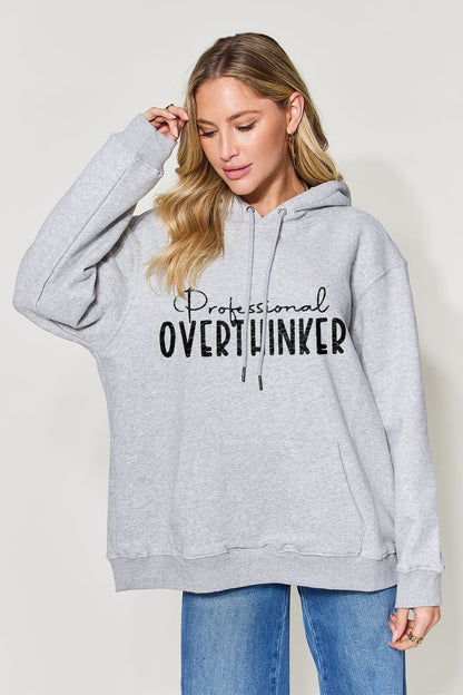 PROFESSIONAL OVERTHINKER Graphic Hoodie