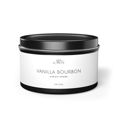 Vanilla Bourbon Tin Candle