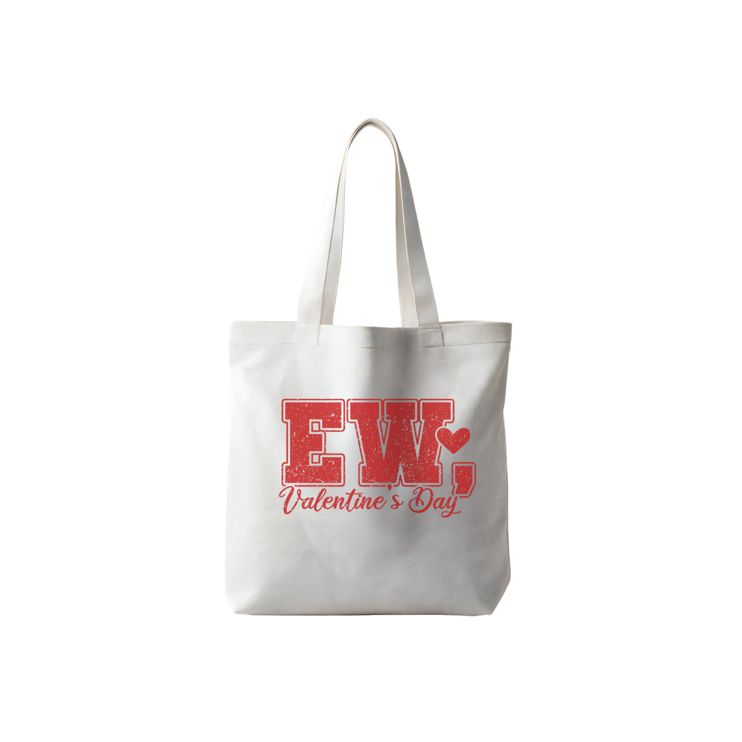 EW, Valentine’s Day Canvas Tote Bag – Funny Anti-Valentine Tote