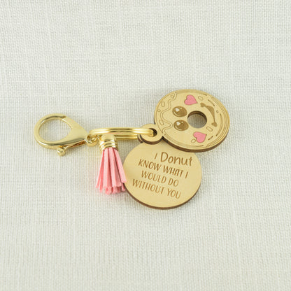 Foodie Pairings Engraved Handpainted  Keychains