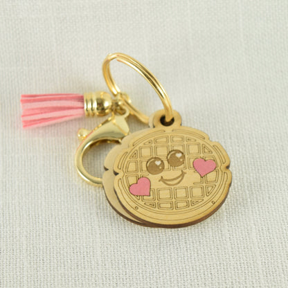 Foodie Pairings Engraved Handpainted  Keychains