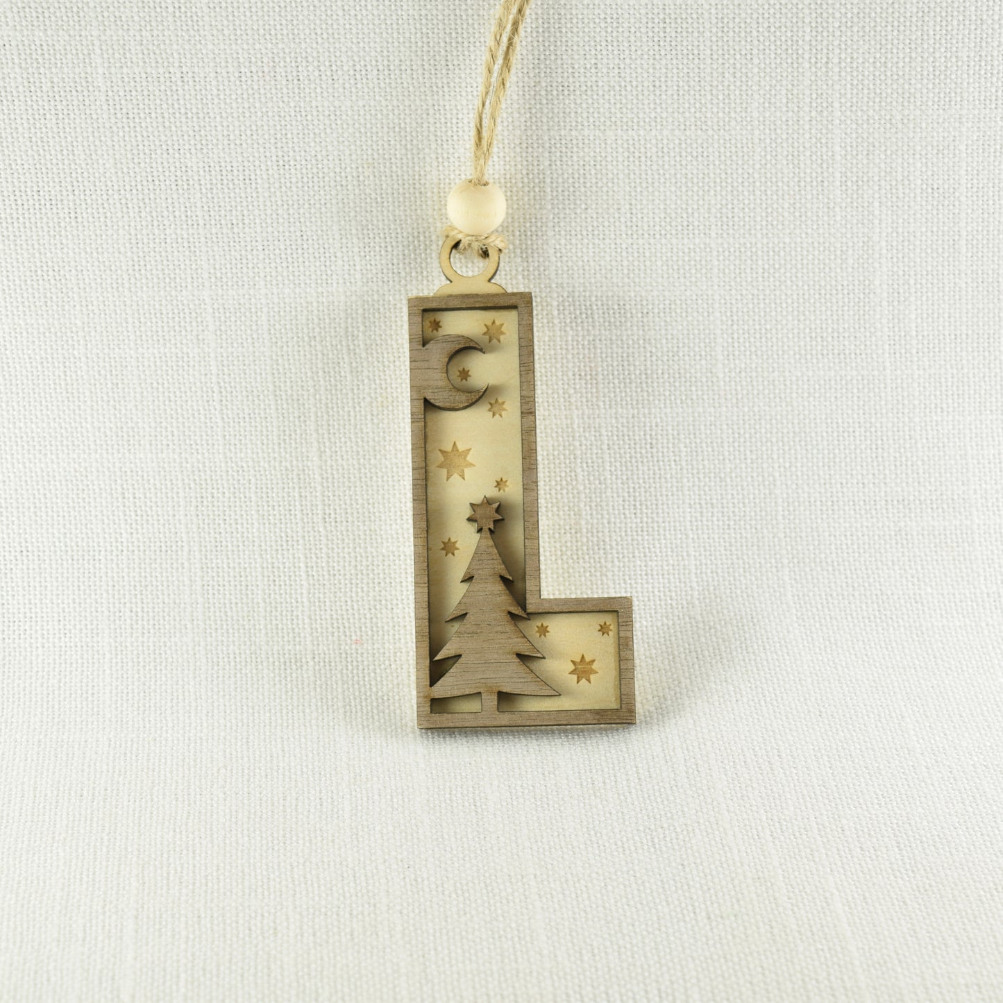 Layered Letter Ornament