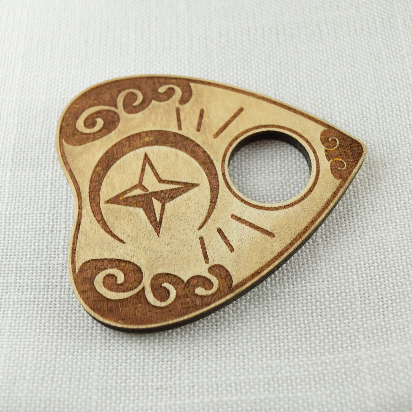 Deluxe Engraved Ouija Board Serving Tray with Matching Wooden Planchette
