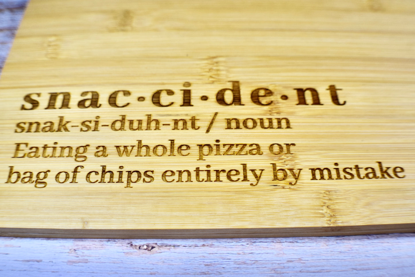 Snaccident Bamboo Board