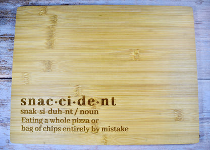 Snaccident Bamboo Board