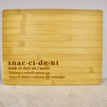 Snaccident Bamboo Board