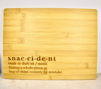Snaccident Bamboo Board