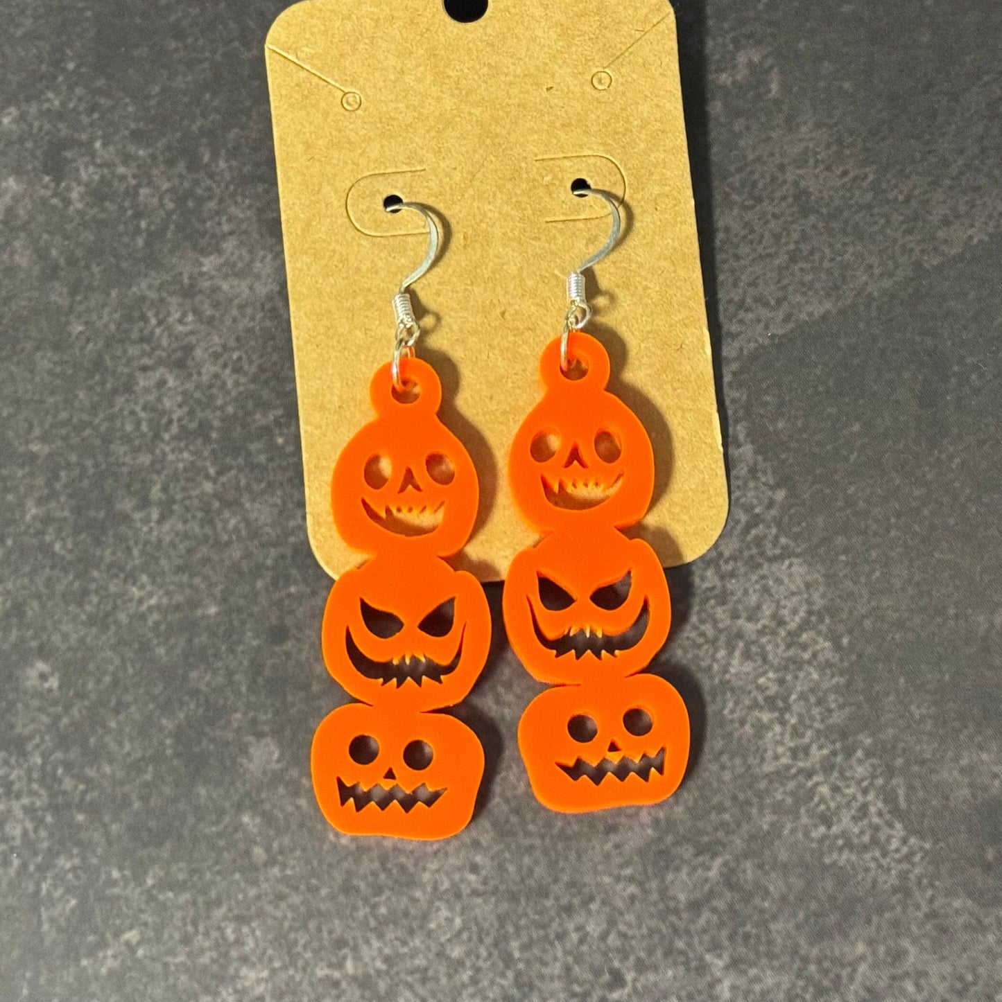 Spooky Pumpkin Earrings