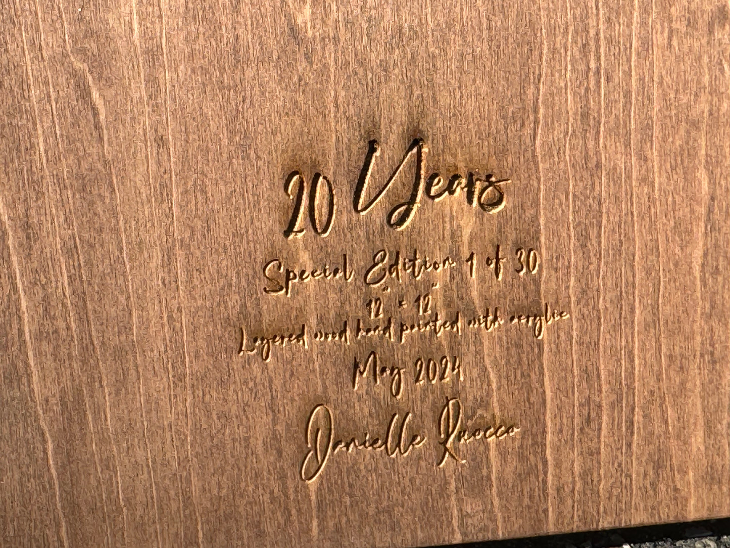 LIMITED EDITION 20 Years Shadowbox