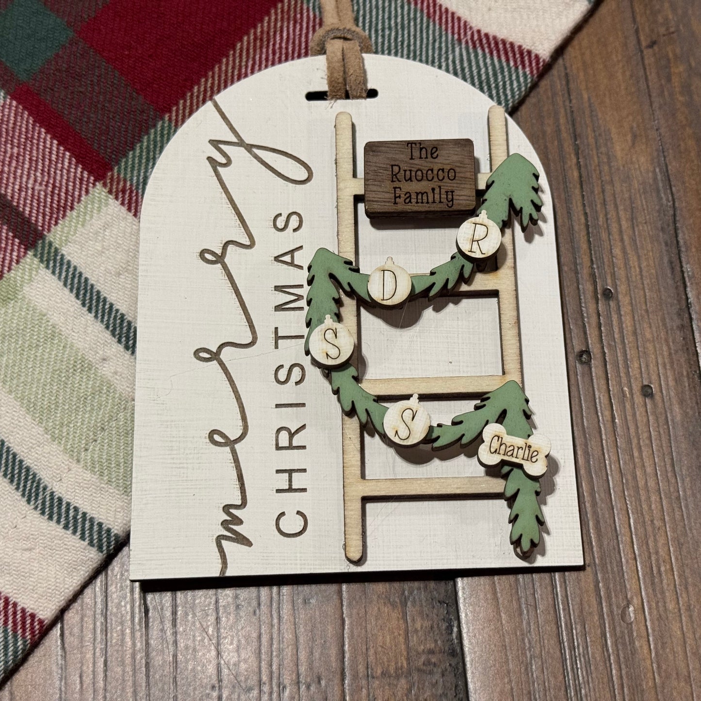 Custom Family Keepsake Ornament 2025