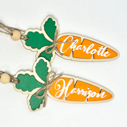 Personalized Carrot Tag