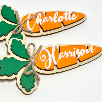 Personalized Carrot Tag