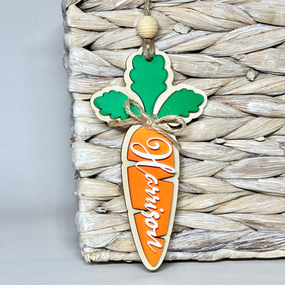 Personalized Carrot Tag