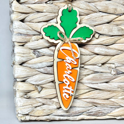 Personalized Carrot Tag