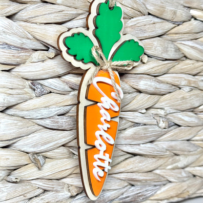 Personalized Carrot Tag