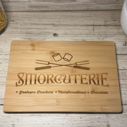 Smorecuterie Engraved Bamboo Board