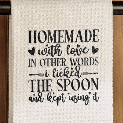 Homemade With Love Kitchen Towel