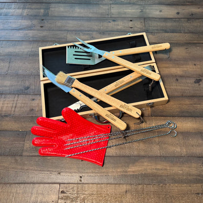 Custom Engraved Grill Set