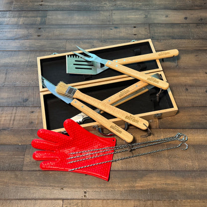 Custom Engraved Grill Set