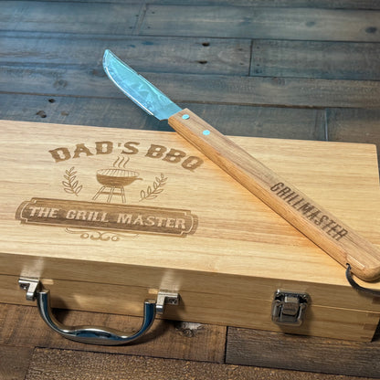 Custom Engraved Grill Set