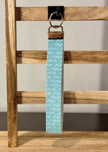 Canvas Lanyard Wristlet Key Fob