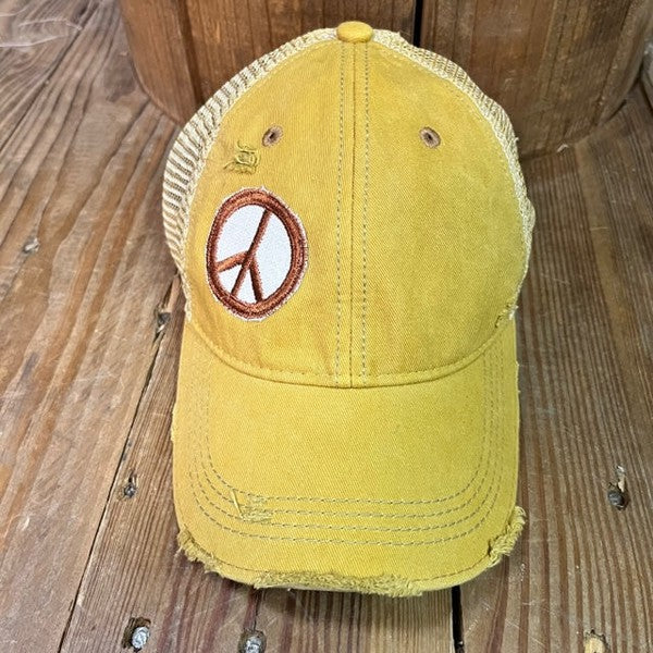 Peace Sign Trucker Hat