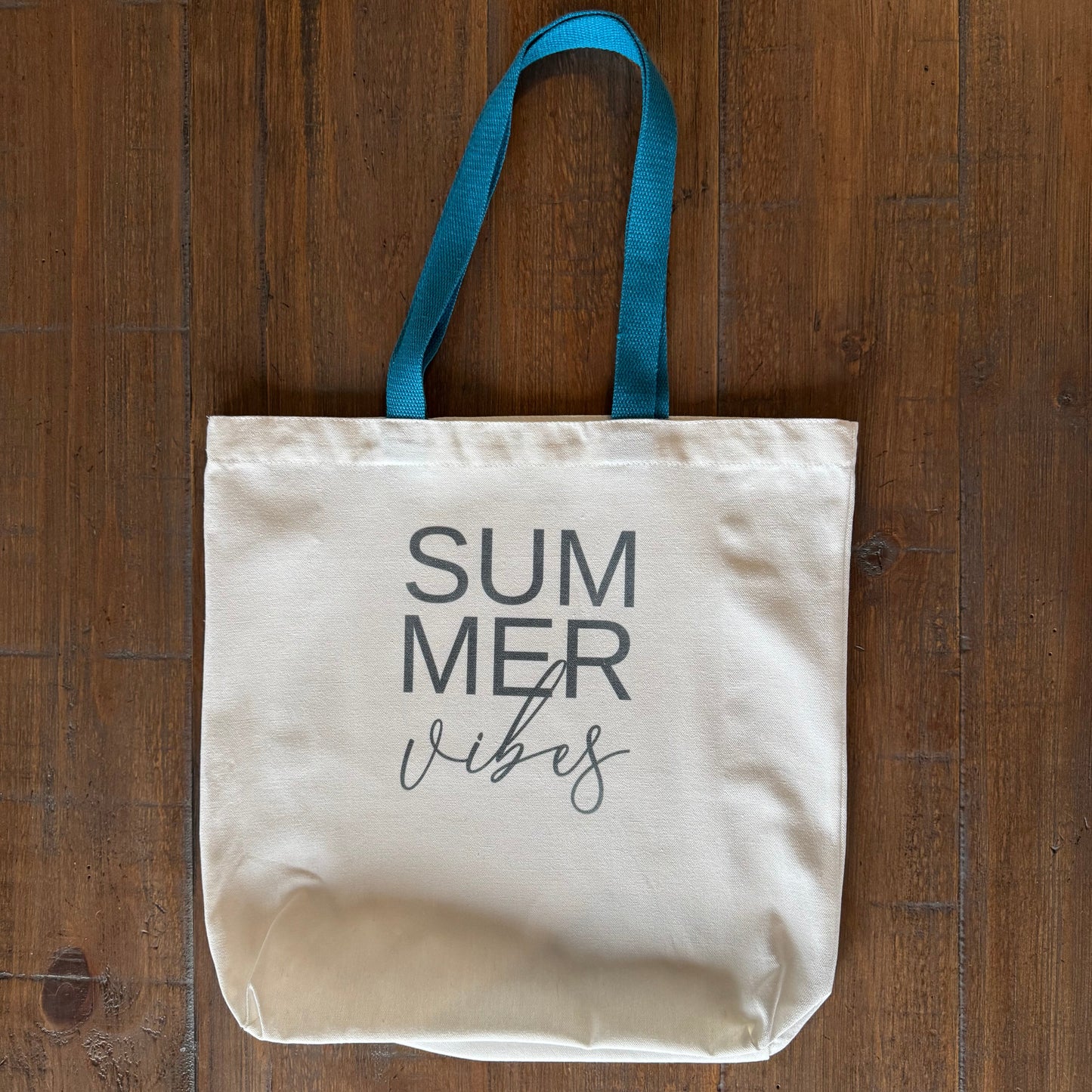 Summer Vibes Canvas Tote