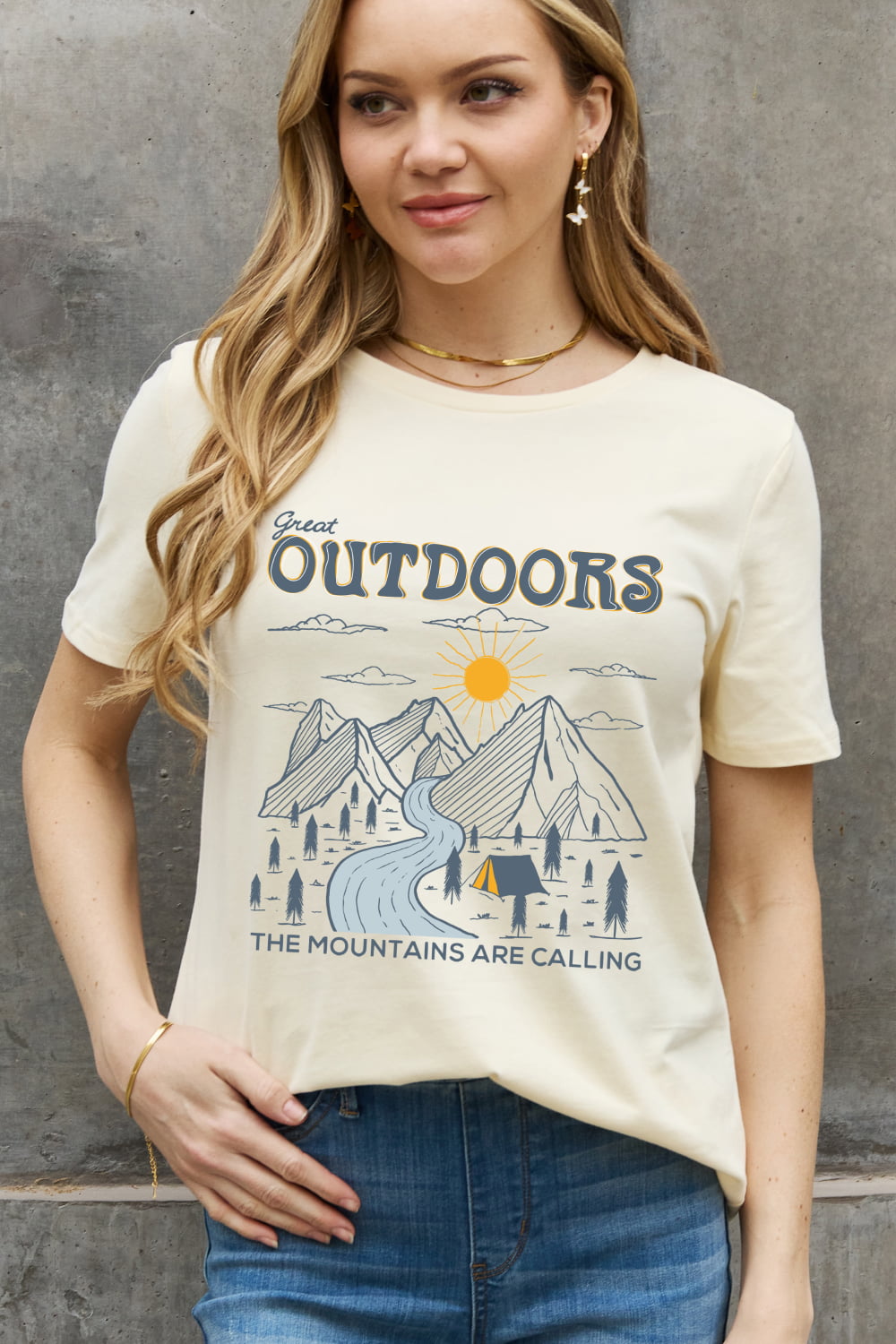 GREAT OUTDOORS Graphic Cotton Tee