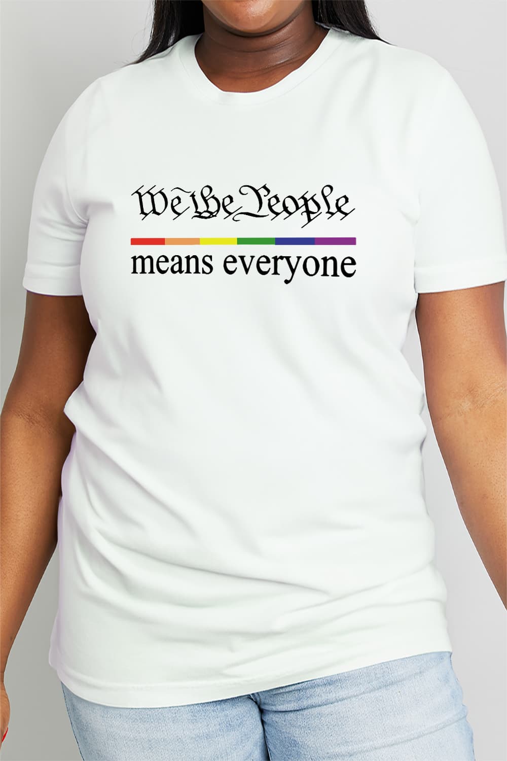 MEANS EVERYONE Graphic Cotton Tee