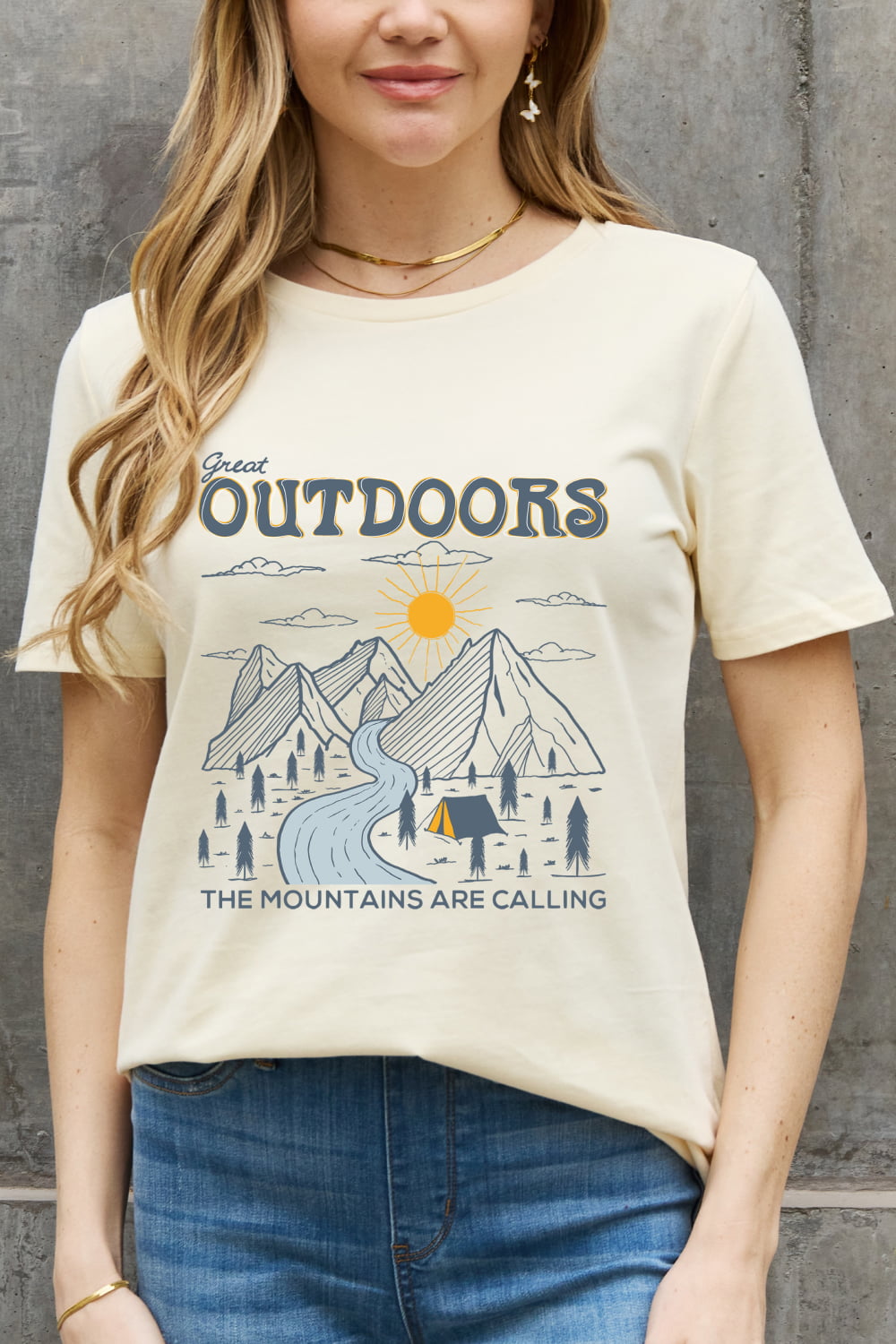 GREAT OUTDOORS Graphic Cotton Tee