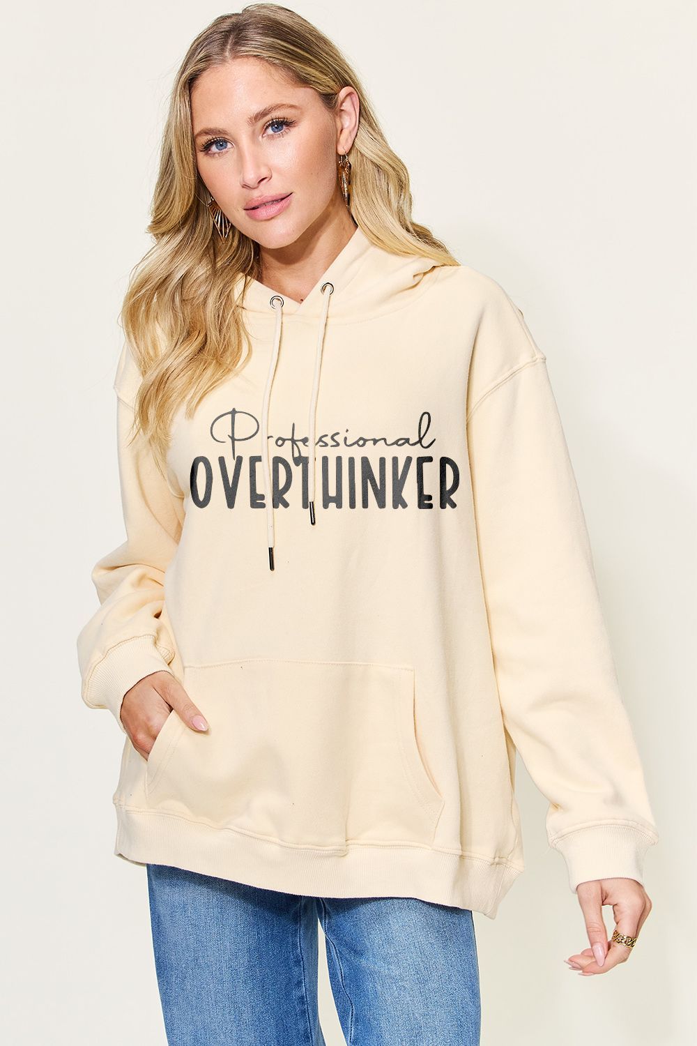 PROFESSIONAL OVERTHINKER Graphic Hoodie