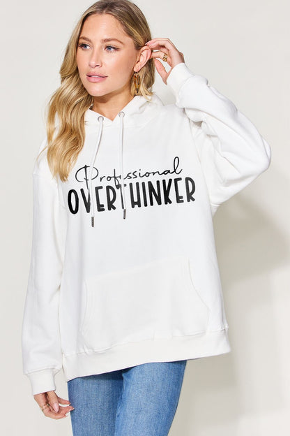 PROFESSIONAL OVERTHINKER Graphic Hoodie