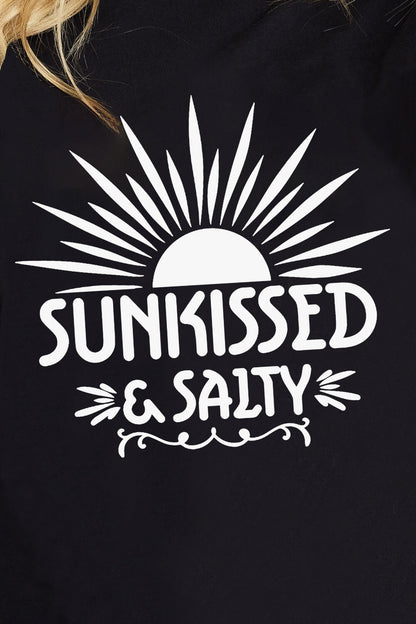 SUNKISSED & SALTY Graphic Cotton Tee