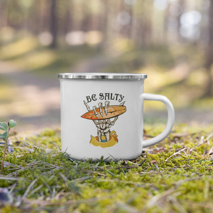 Be Salty Logo Enamel Mug