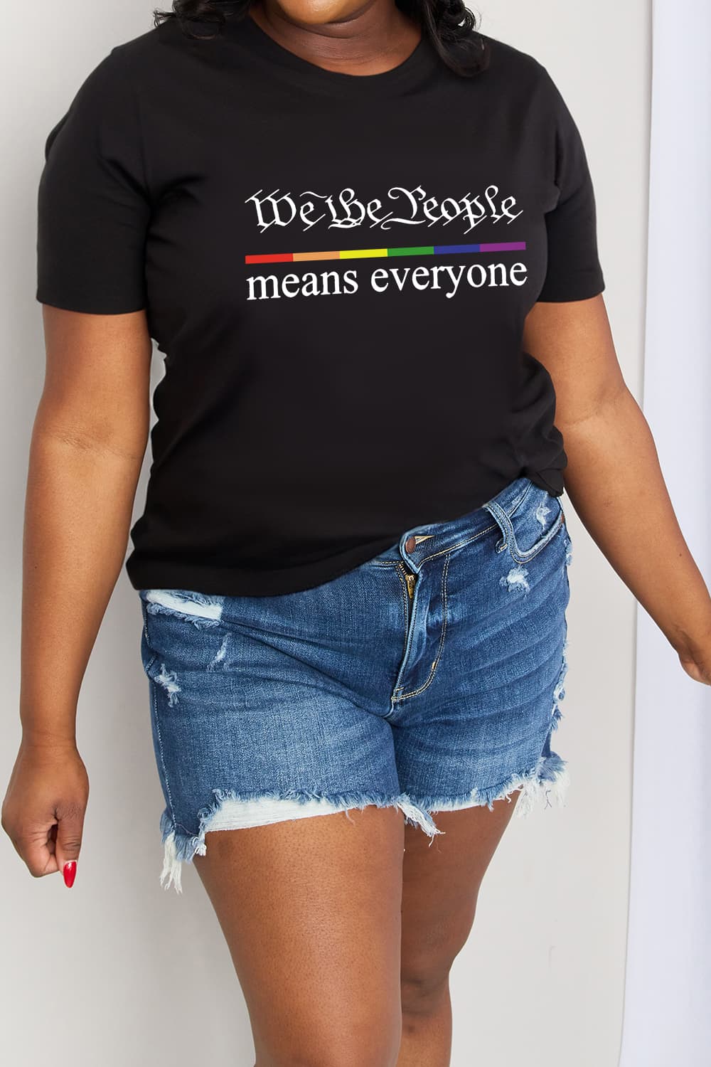 MEANS EVERYONE Graphic Cotton Tee