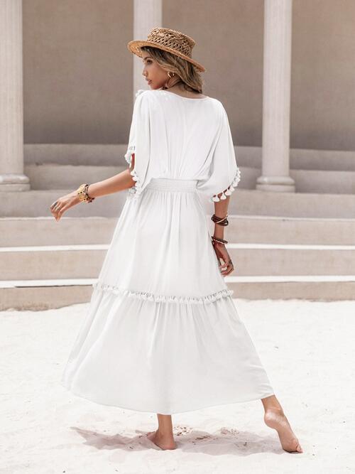 Tassel Trim Dress