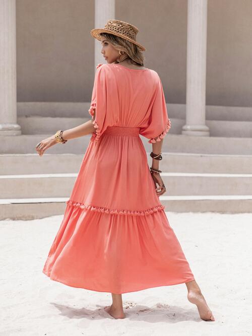 Tassel Trim Dress